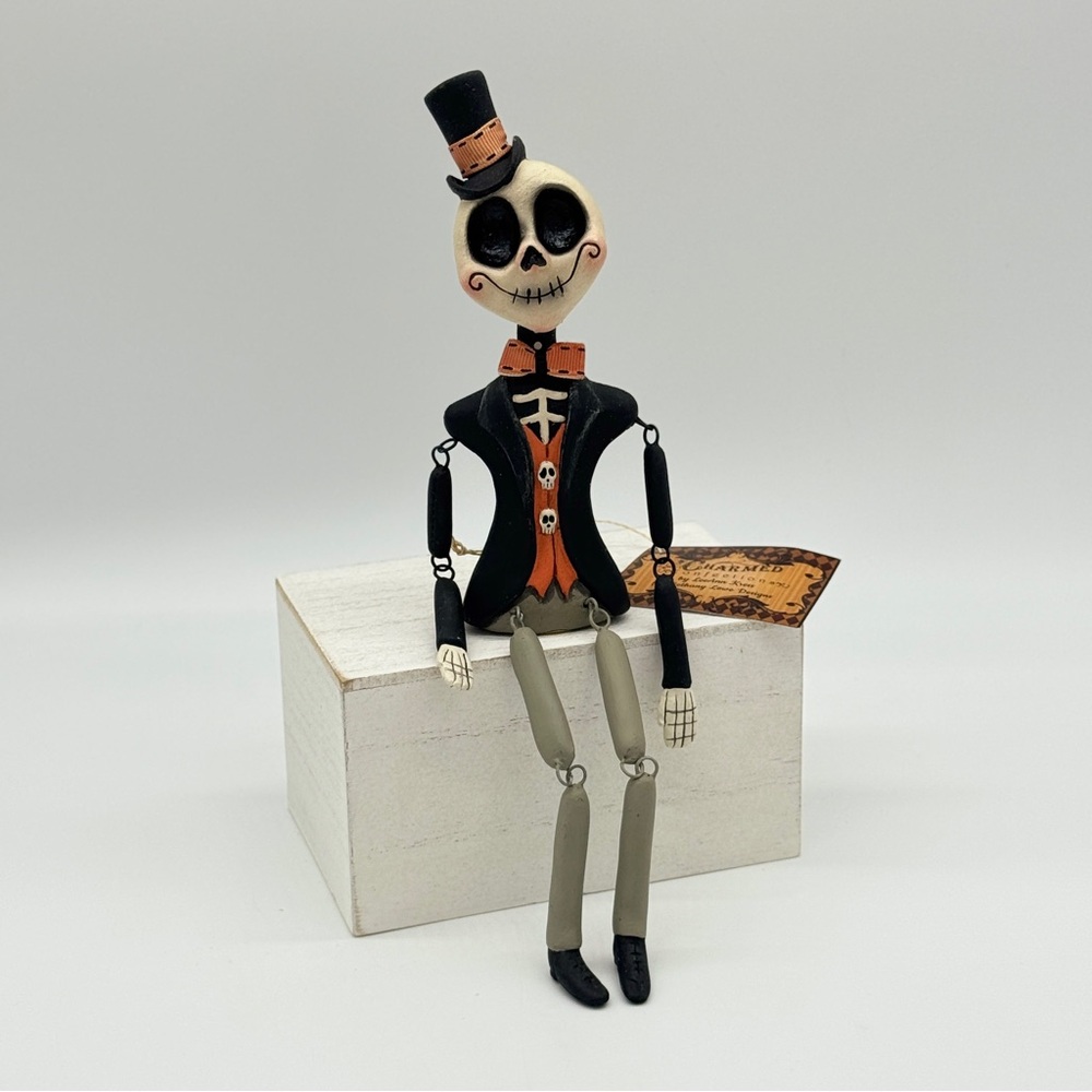 New LeeAnn Kress Bethany Lowe Vincent Skullgrave Skelleton Halloween Doll Figure